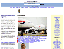 Tablet Screenshot of logisticsworld.org